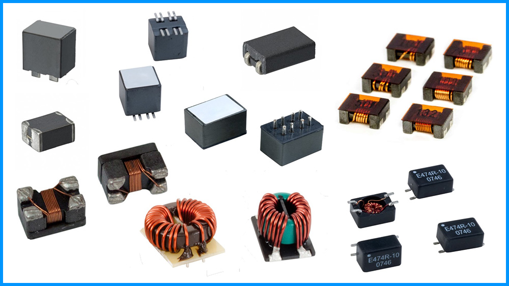 Various common mode inductors